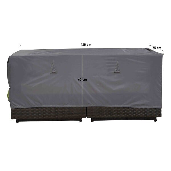 OVIALA - Housse de salon de jardin canapé 2 places 130x75x60 cm grise - Cov'Up - large