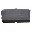 OVIALA - Housse de salon de jardin canapé 2 places 130x75x60 cm grise - Cov'Up - vignette