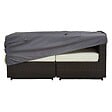 OVIALA - Housse de salon de jardin canapé 2 places 130x75x60 cm grise - Cov'Up - vignette
