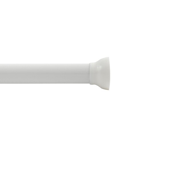 Spirella Barre tringle pour rideau de douche ou baignoire extensible sans  perçage en Alu MAGIC 125-220cm Blanc