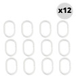 SPIRELLA - Anneaux C-minor blanc x 12 - vignette