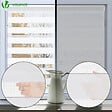 VOUNOT - Store enrouleur jour nuit double 90x150cm Blanc - vignette