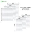 VOUNOT - Store enrouleur jour nuit double 90x150cm Blanc - vignette