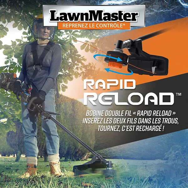 LAWNMASTER - Outil multifonction thermique DBT951581 - 26cc - large