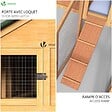 VOUNOT - Poulailler en Bois XL avec Pondoir et Perchoir - vignette