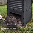 VOUNOT - Composteur de jardin 300L Qualité Supérieure pour Jardin Déchets - vignette