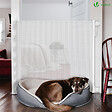 VOUNOT - Barriere de securite retractable 180cm blanc - vignette