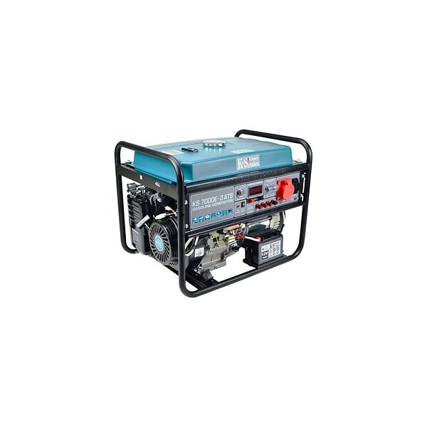 KONNER SOHNEN - Konner & Sohnen Groupe électrogène 5500W Essence 400V KS7000E-3 ATS - large