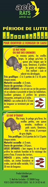 ACTO - Appât Maïs Rats ACTO étui de 140g - large