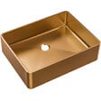 ESSEBAGNO - Luisa vasque à poser 48x37 en inox cuivre brossé - vignette