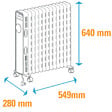 OPTIMEO - OCE-D01-2500  Radiateur Bain D'huile 2500W - vignette