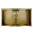 ESSEBAGNO - Luisa évier 1 grande cuve seule 76x45 en inox or brossé - vignette