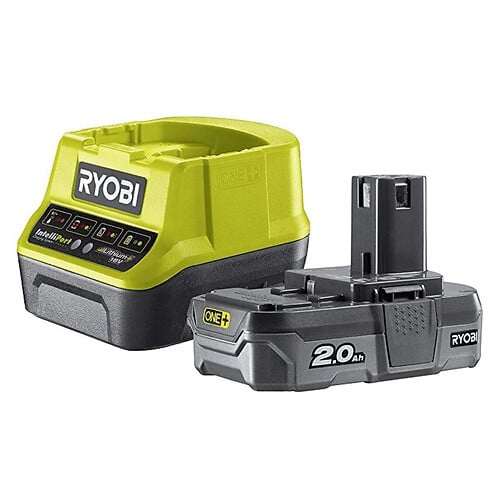 RYOBI - Ryobi - Chargeur Rapide 2,0a Et Batterie Lithium+ 18v 2ah One+ - Rc18120-120 - large
