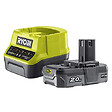 RYOBI - Ryobi - Chargeur Rapide 2,0a Et Batterie Lithium+ 18v 2ah One+ - Rc18120-120 - vignette