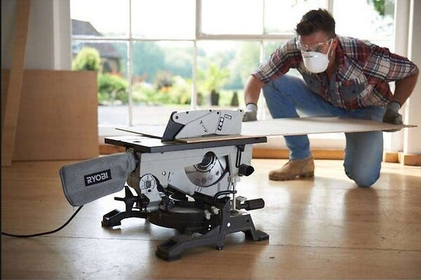 RYOBI - Ryobi - Scie Combinée Table Et Onglet 1800w 254 Mm - Rtms1800-g - large