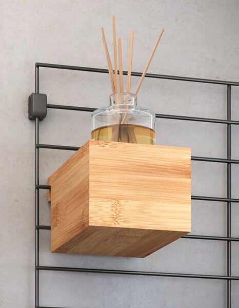 METALTEX - Boîte PM MURAL LINE bambou 10x15x8cm - large