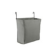 METALTEX - Poche de rangement coton - MURAL LINE - Grise - 24x9x21cm - vignette