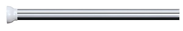 MSV - Barre de douche droite SPIRELLA Kreta aluminium extensible 125-220cm - large