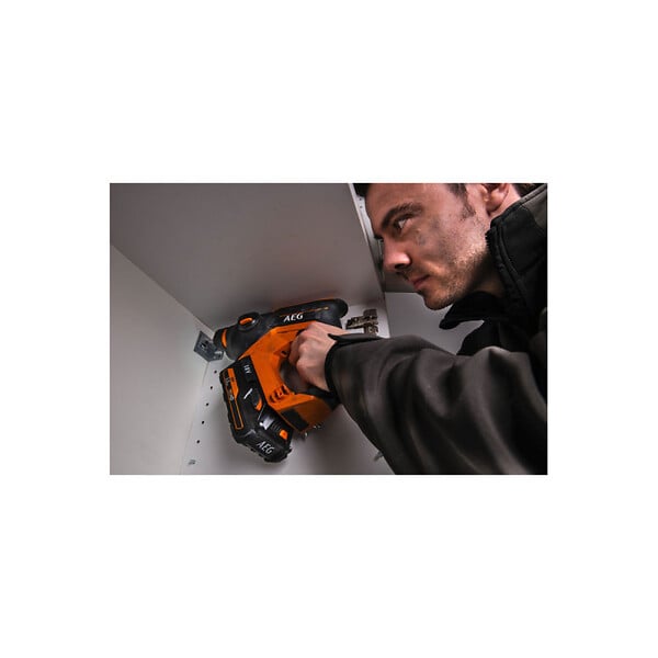 AEG - Pack AEG 18V - Perforateur Burineur SDS Plus Compact 1,5 J - Batterie 4.0 Ah - Chargeur - large