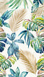 GRANDECO - Papier peint panoramique - Motif big wild palms - vignette