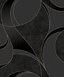 GRANDECO - Papier peint expansé intissé Linares - Noir - L.10,05xl.53cm - vignette