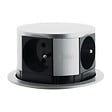 OTIO - Bloc multiprise encastrable escamotable compact 4x16A - Inox - Otio - vignette