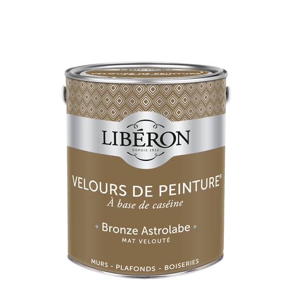 LIBERON - Peinture murale mate veloutée - Bronze Astrolabe - 2,5L - large