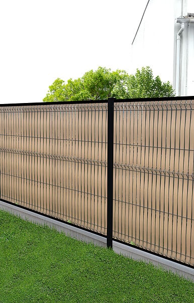 SYLWAY - Kit de lamelles occultantes bois composite, H.1,53 x L.2 m, sable, SYLWAY - large