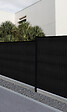 SYLWAY - Kit de lamelles occultantes bois composite, H. 1,53 x L.2,5 m, noir, SYLWAY - vignette