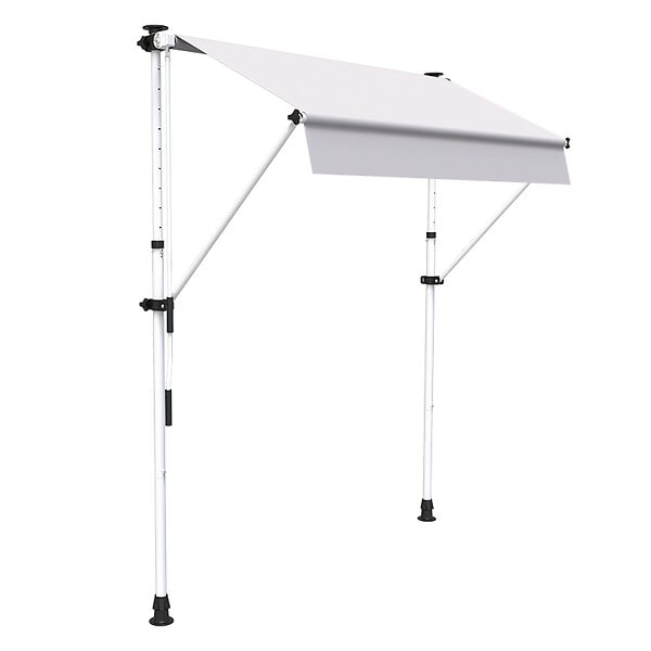 COTE STORE - Store à projection autoportant sans perçage 250 x 150 cm - Terrasse ou balcon - Écru - large