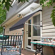 COTE STORE - Store à projection autoportant sans perçage 250 x 150 cm - Terrasse ou balcon - Gris anthracite - vignette