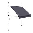COTE STORE - Store à projection autoportant sans perçage 250 x 150 cm - Terrasse ou balcon - Gris anthracite - vignette