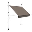COTE STORE - Store à projection autoportant sans perçage 250 x 150 cm - Terrasse ou balcon - Taupe - vignette