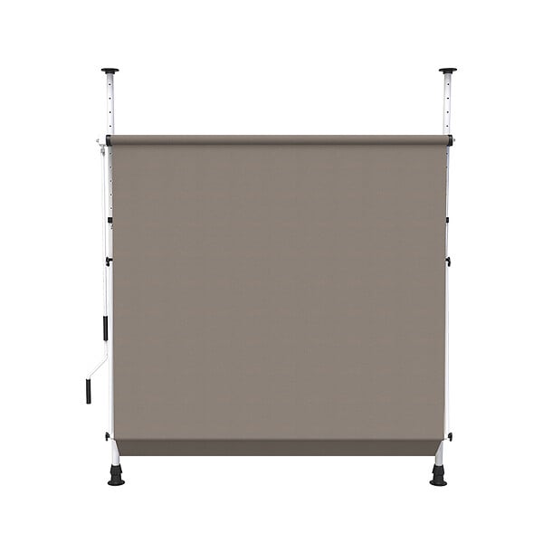 COTE STORE - Store à projection autoportant sans perçage 250 x 150 cm - Terrasse ou balcon - Taupe - large
