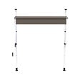COTE STORE - Store à projection autoportant sans perçage 250 x 150 cm - Terrasse ou balcon - Taupe - vignette