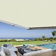 COTE STORE - Store banne coffre intégral 5 x 3,5 m motorisé et manuel extérieur pour terrasse - Écru - vignette