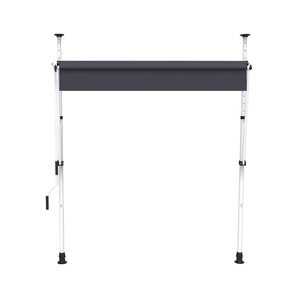 COTE STORE - Store à projection autoportant sans perçage 300 x 150 cm - Terrasse ou balcon - Gris anthracite - large
