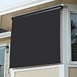 COTE STORE - Store vertical 1,4 x 2,5 m enrouleur extérieur terrasse ou balcon - Armature Anthracite mat - Toile Gris anthracite - vignette