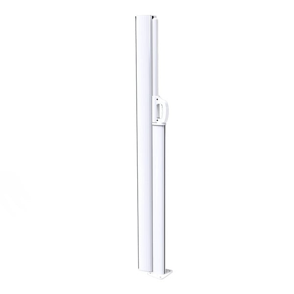 COTE STORE - Stores latéral paravent 1,8 x 3,5 m extérieur brise vue pour terrasse - Armature blanc - Toile Dune - large