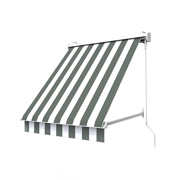 COTE STORE - Store à projection avec coffre 140 x 70 cm de fenêtre - Blanc gris - large