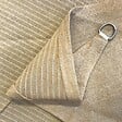 COTE STORE - Voile d'ombrage 4 x 4 x 4 m triangulaire 280g/m² - Haute densité résistante au vent - Tissu micro-aéré - Beige - vignette