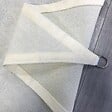 COTE STORE - Voile d'ombrage 4 x 5 x 6 m triangulaire 280g/m² - Haute densité résistante au vent - Tissu micro-aéré - Écru - vignette