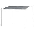 HAPPY GARDEN - Toile pour pergola murale 3 × 2,5m NICE grise - vignette
