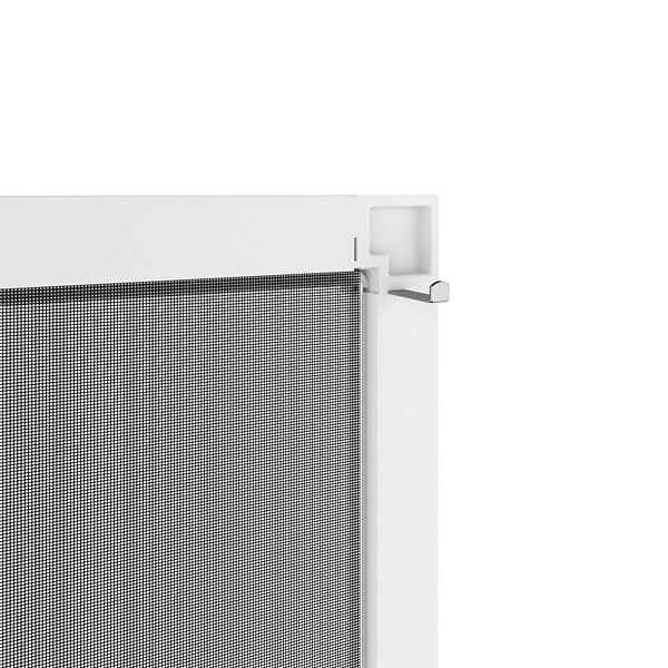 MOUSTIKIT - Moustiquaire fixe aluminium - Blanc - L130xH150cm - large