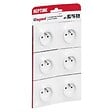 LEGRAND - Lot de 6 prises de courant avec terre Neptune - blanc - vignette