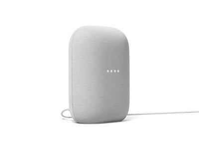 GOOGLE - Enceinte connectée Nest Audio - Commande vocale - Chalk - large