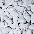 RO'MA NATURE - Galet Marbre Blanc Carrare 60-100 mm - Lot de 25 sacs de 20 kg (5 m²) - vignette
