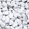RO'MA NATURE - Galet Blanc Pur 40-60 mm - Lot de 10 sacs de 20 kg (2 m²) - vignette
