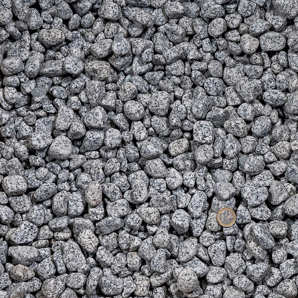 RO'MA NATURE - Galet Granit Gris 10-20 mm - Lot de 25 sacs de 20 kg (7,5 m²) - large