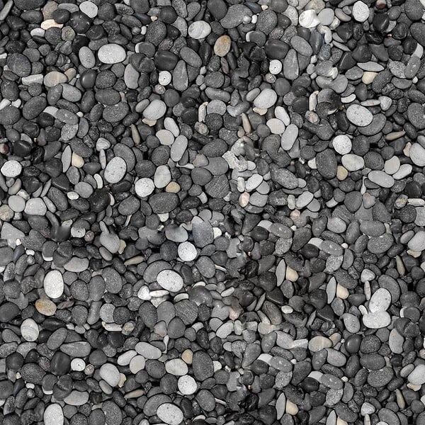 RO'MA NATURE - Galet Calcaire Mix Noir 8-16 Mm - Sac 20 Kg (0,33m²) - large